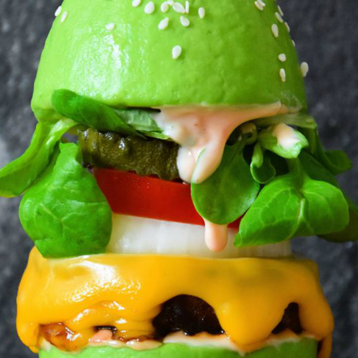 Hamburguesa de aguacate paraliza internet