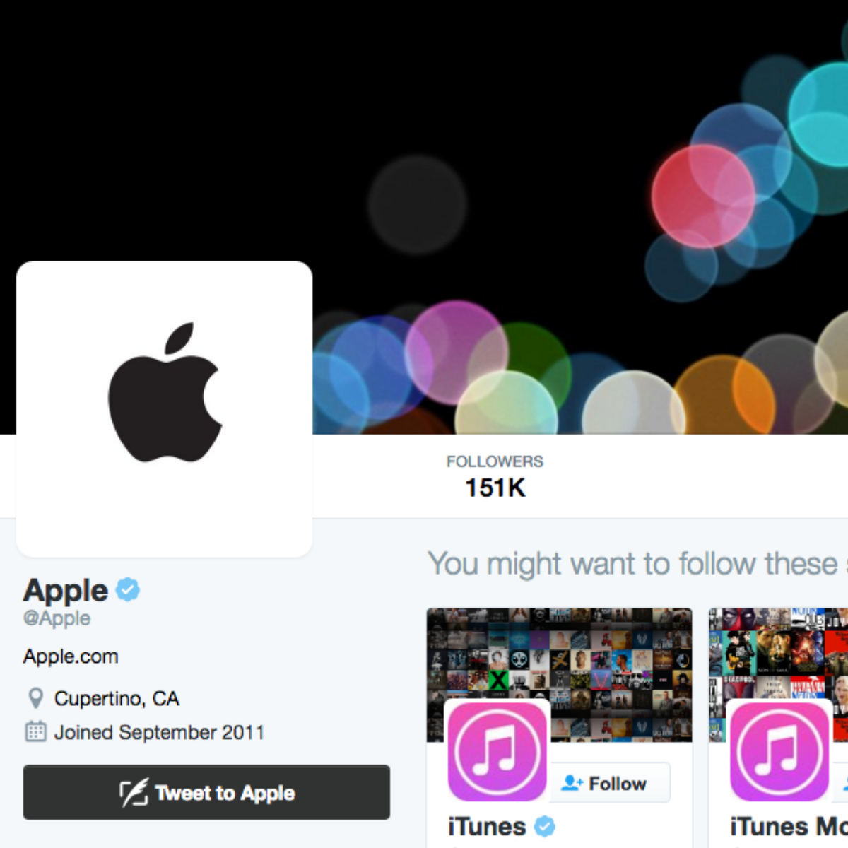 Apple acaba de unirse a Twitter