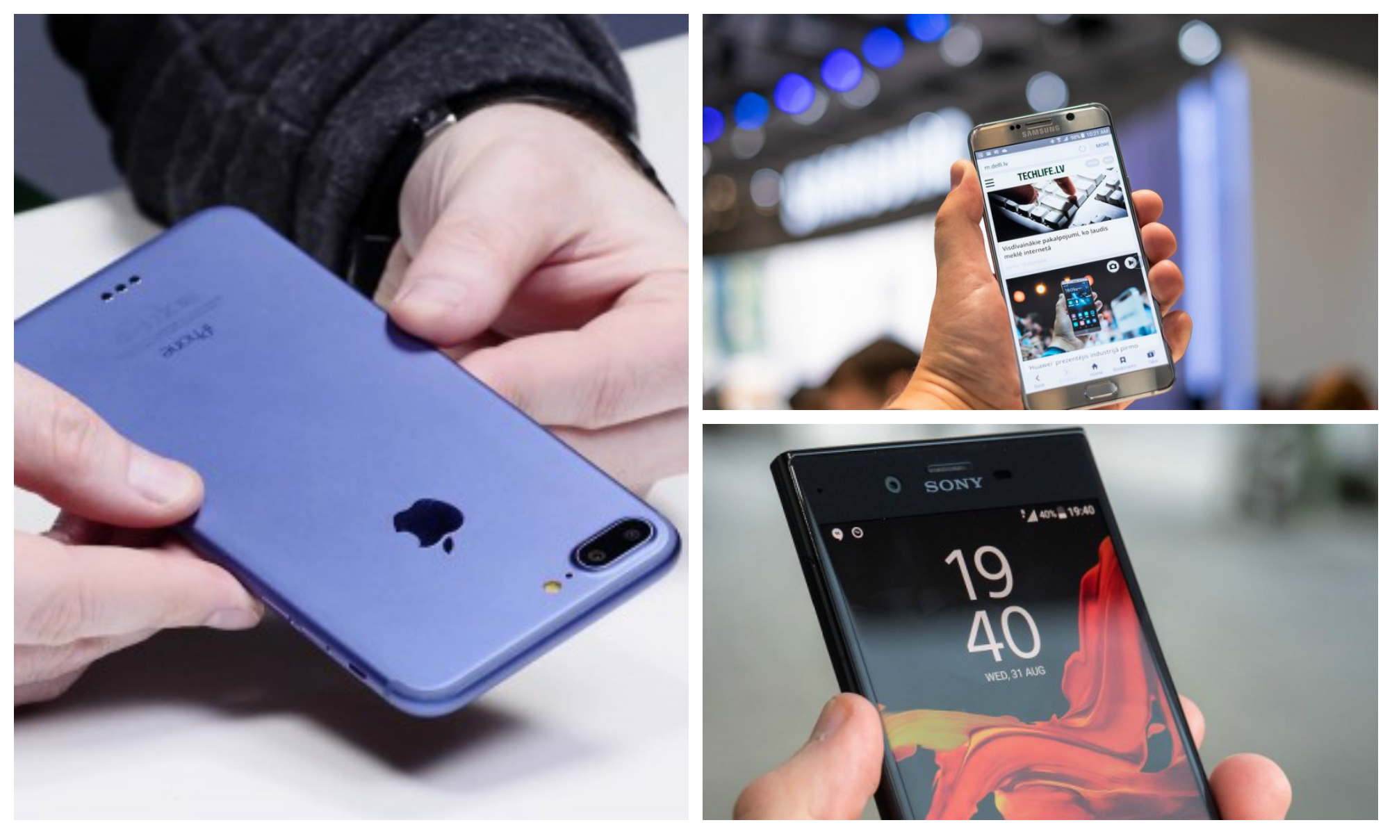 Comparamos al iPhone 7 con el Galaxy Note 7 y el Xperia XZ