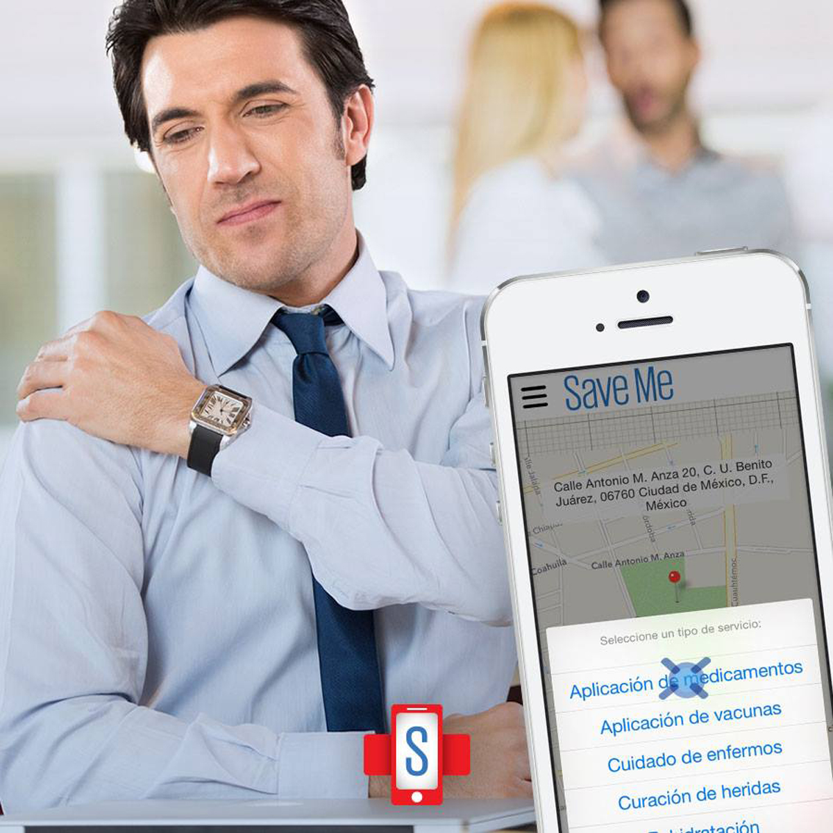 Save Me, servicios de salud a domicilio desde una app