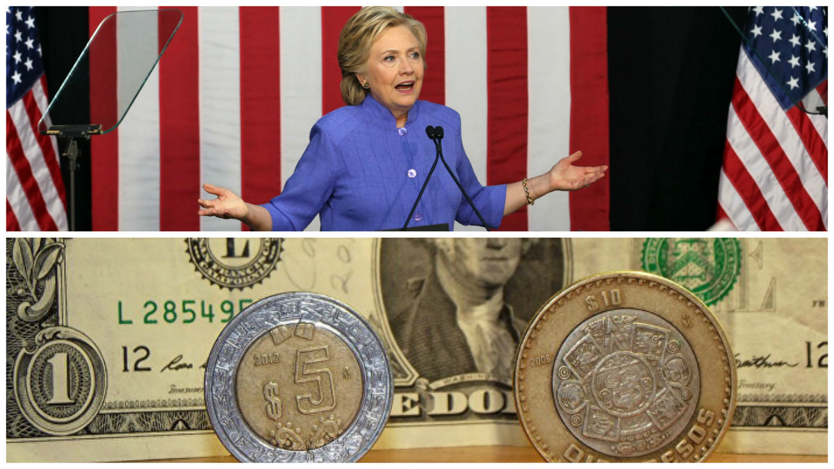 El peso se recupera a un día de las elecciones en EU