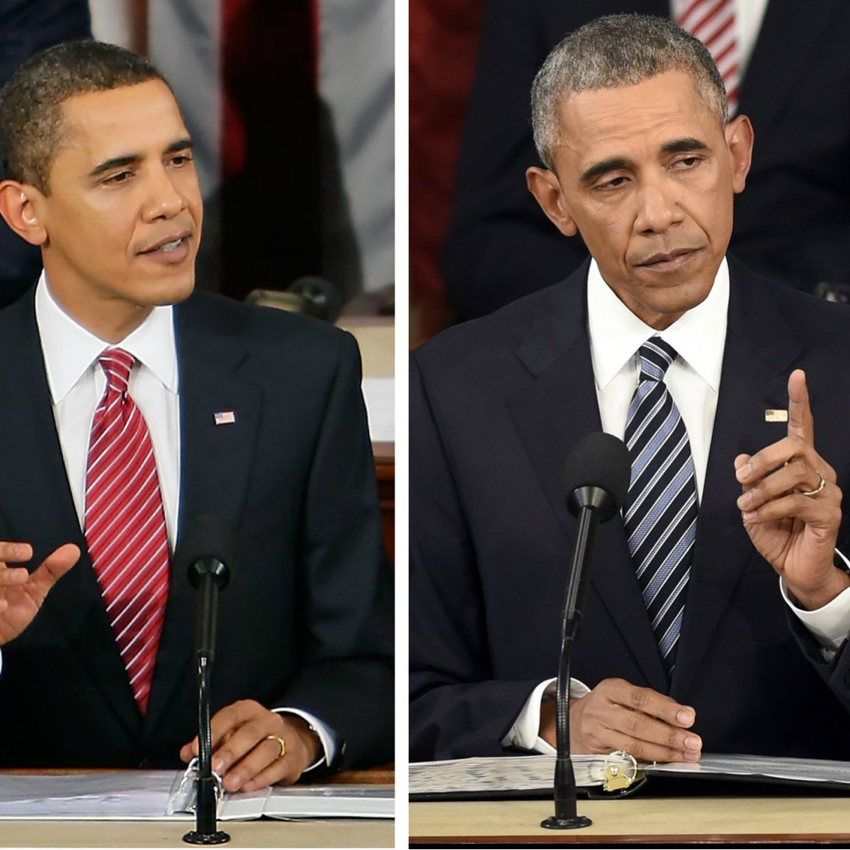 Fotos que revelan cómo han envejecido los políticos con el tiempo