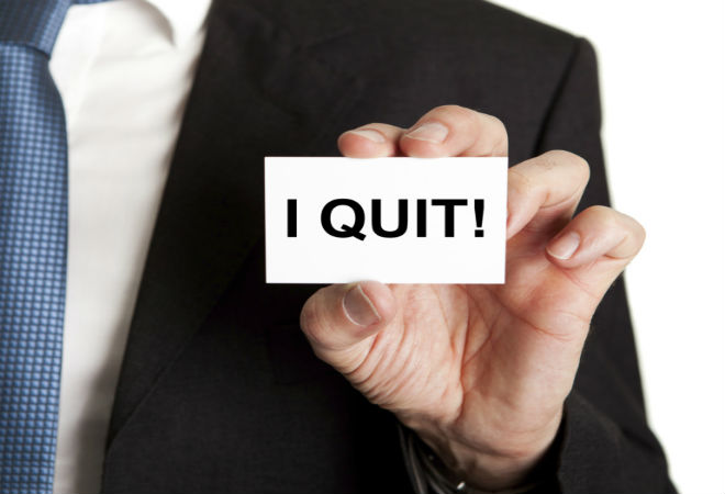 quit