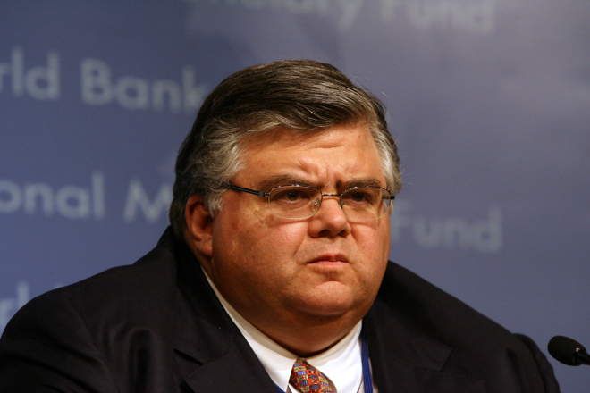 October 21, 2007 - Washington DC. 2007 World Bank/ IMF Annual Meetings. Press Briefing: Development Committee Chairman Agustín Carstens, World Bank Group President Robert B. Zoellick, and IMF Managing Director Rodrigo de Rato