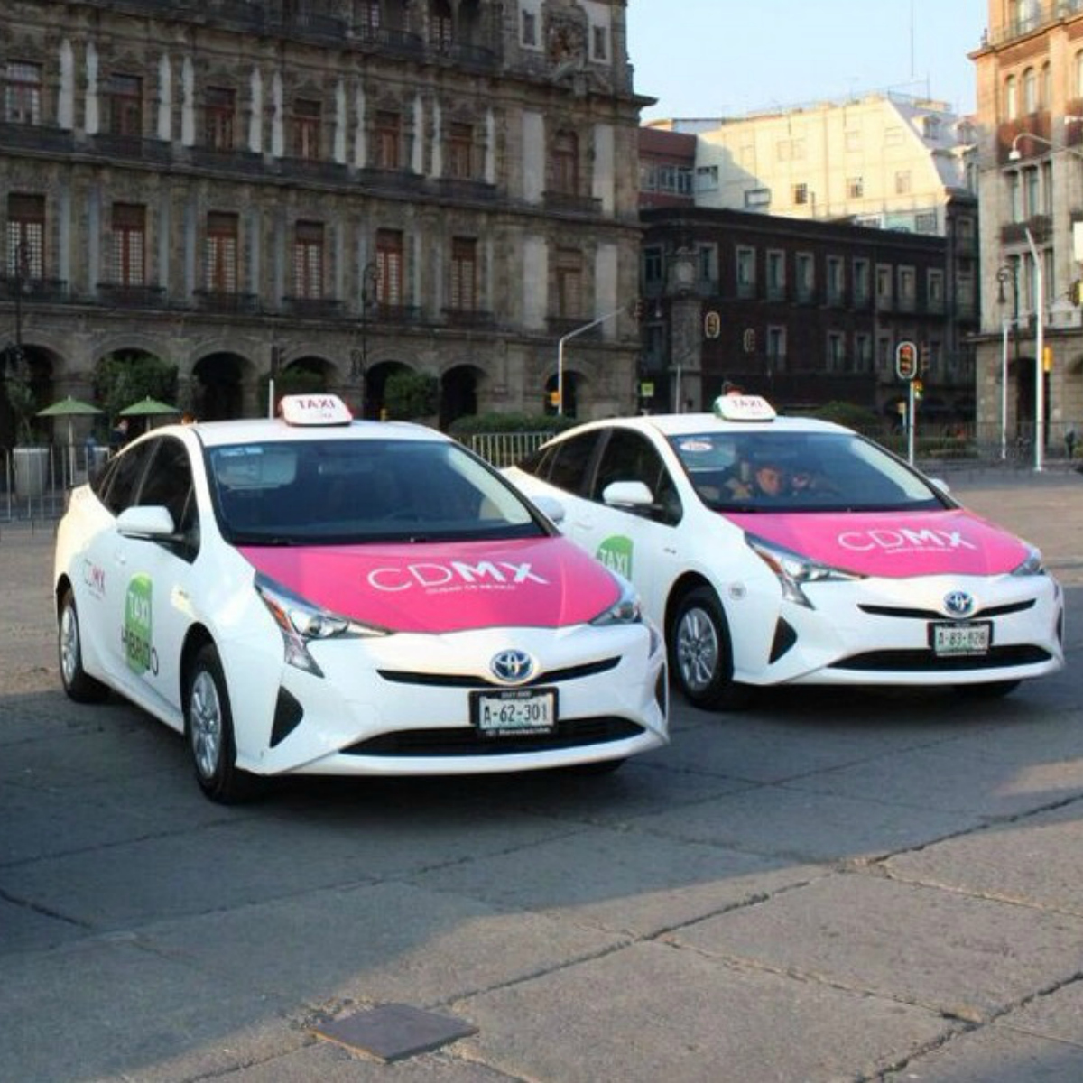 Híbridos, con wifi y botón de pánico: los nuevos taxis de la Ciudad de México