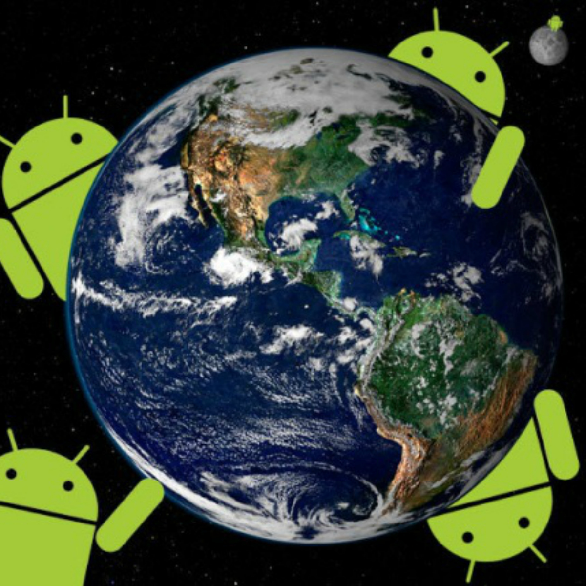 Sólo .4% de la población mundial con un smartphone no tiene Android o iPhone