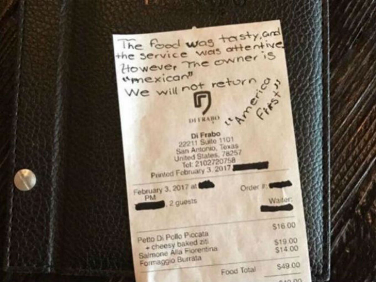 Así fue como éstos estadounidenses rechazaron el restaurante de un mexicano en EU