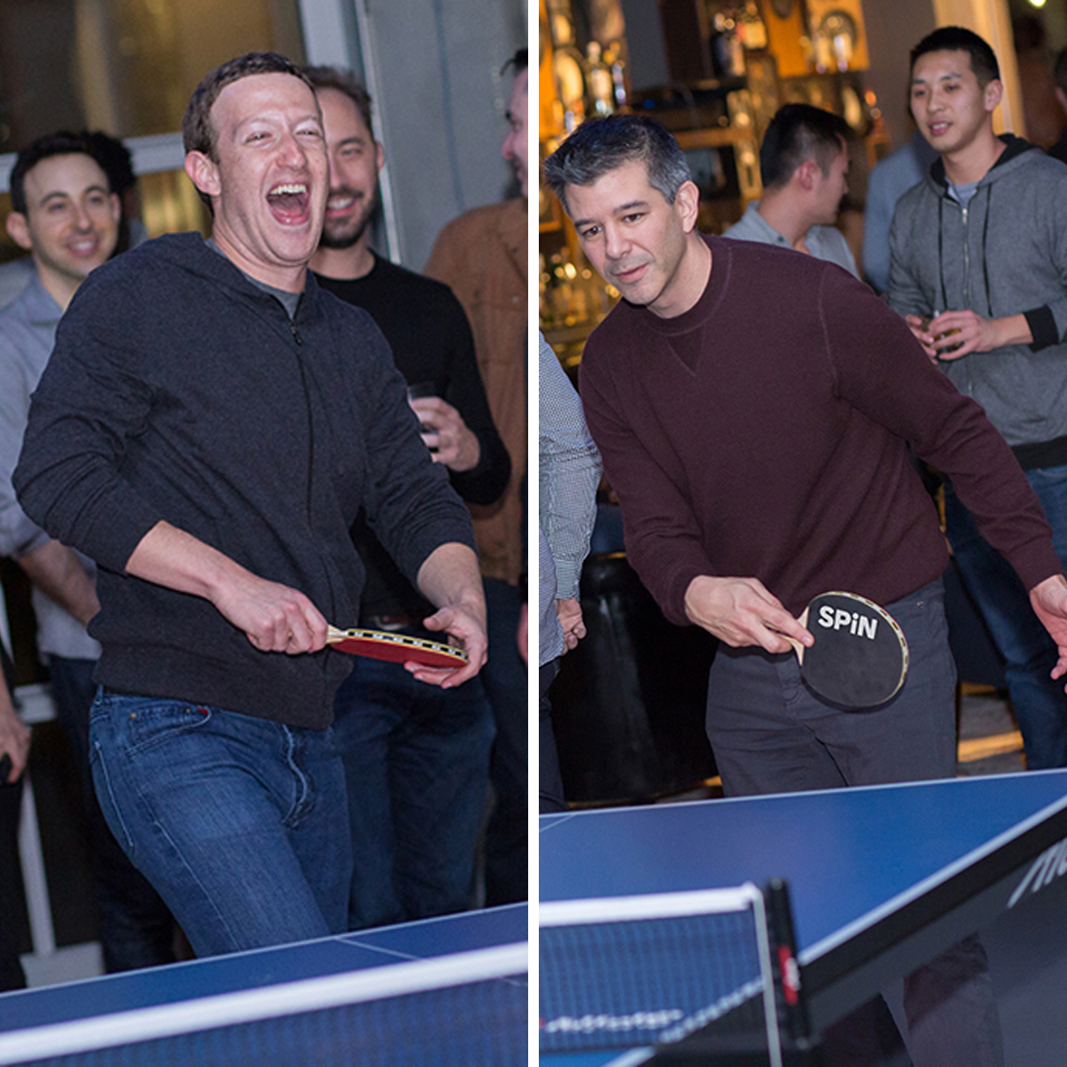 Los fundadores de Uber y Facebook se fueron de fiesta y eso podría meterlos en problemas