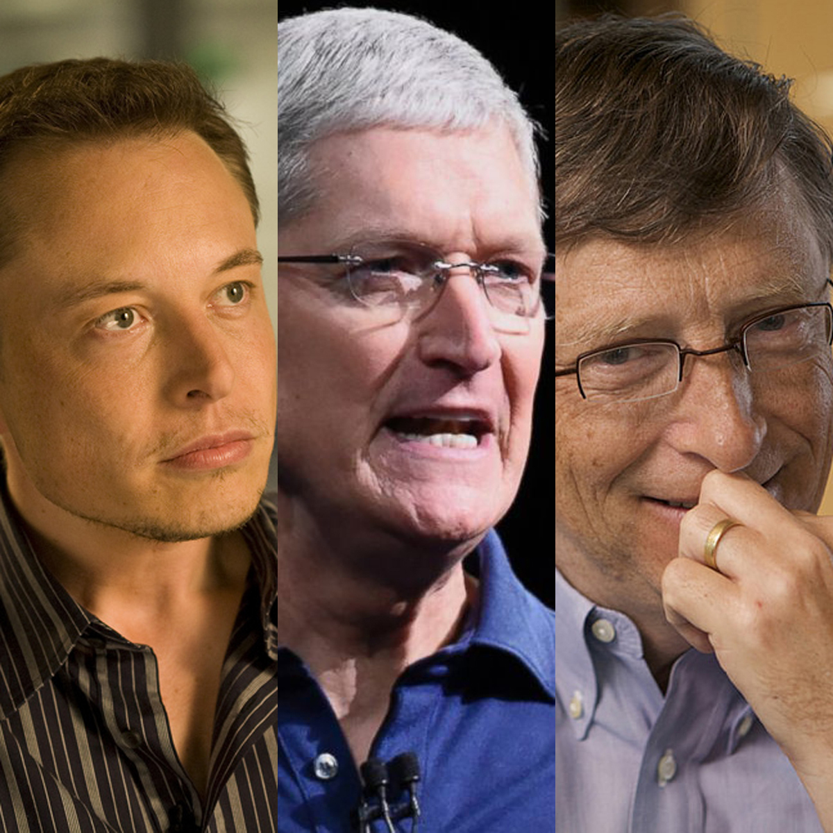 Elon Musk, Bill Gates y Tim Cook serán parte del equipo de Trump