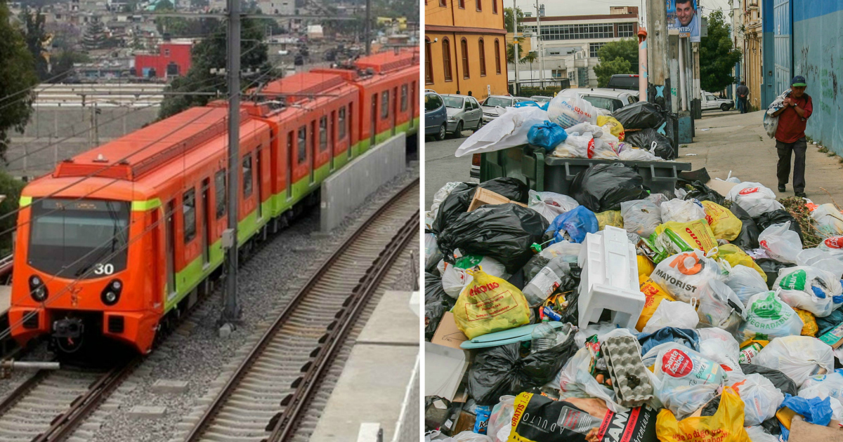 El Metro de la Ciudad de México funcionará con basura