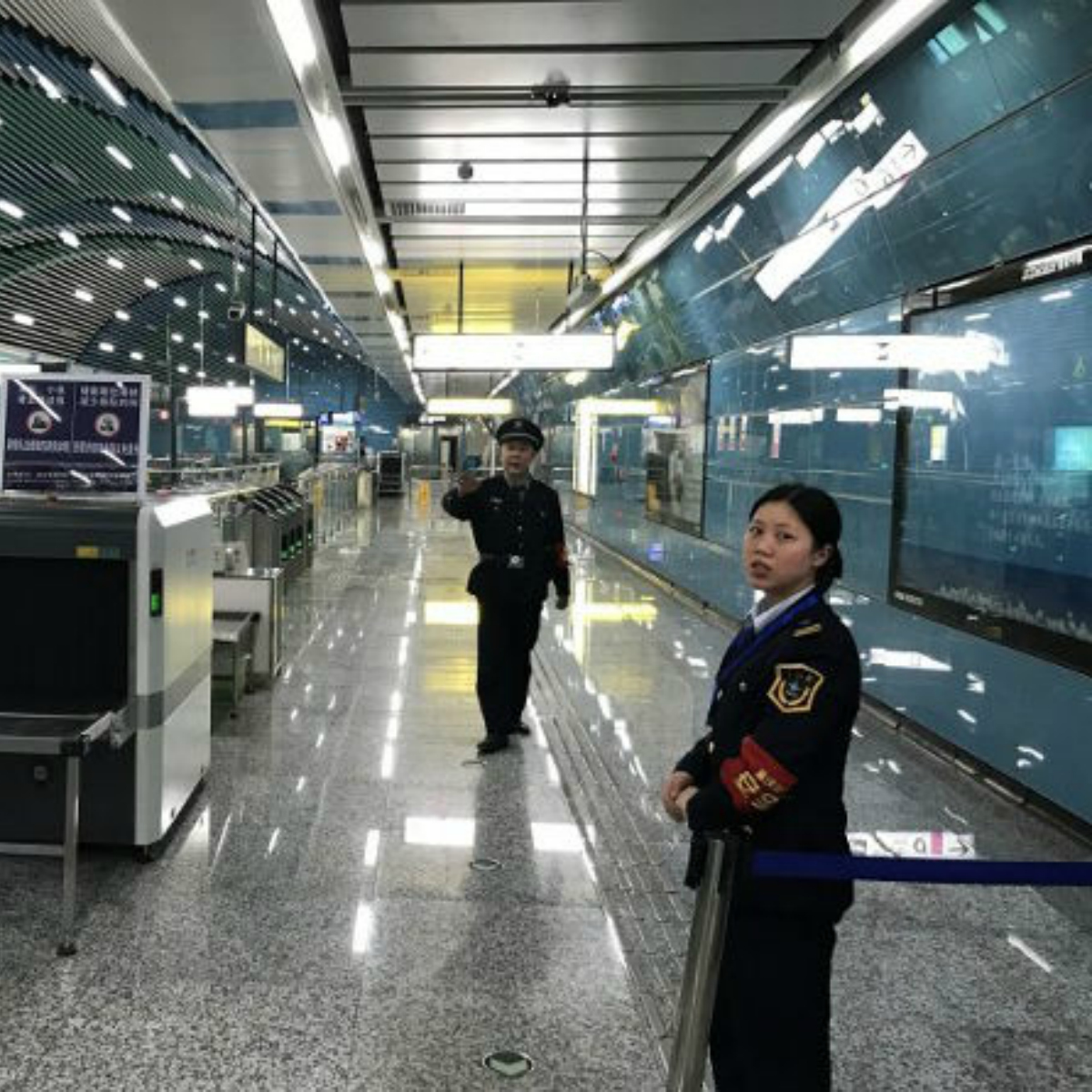 Así luce por fuera la estación de Metro más futurista de China