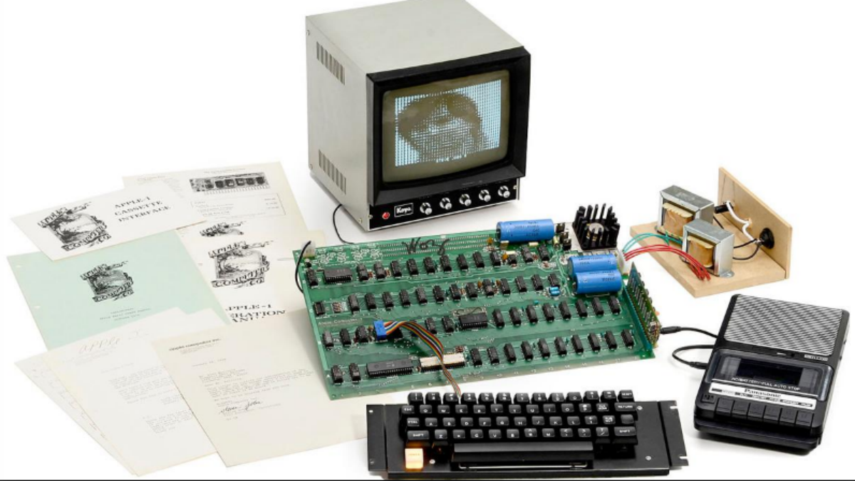 La cantidad por la que fue vendido uno de los primeros ordenadores de Apple