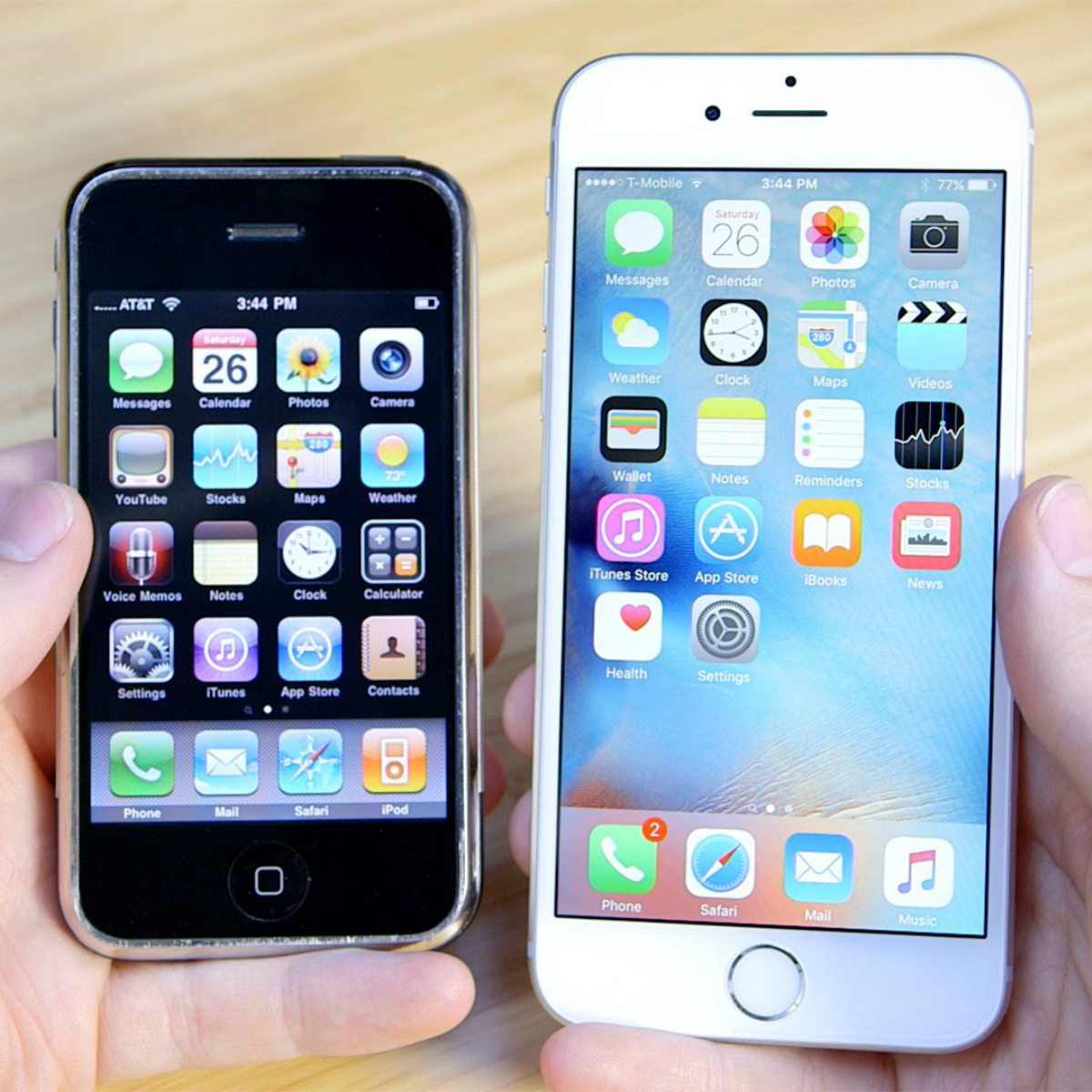 Fotos para recordar lo inútil que era el primer iPhone comparado con los nuevos