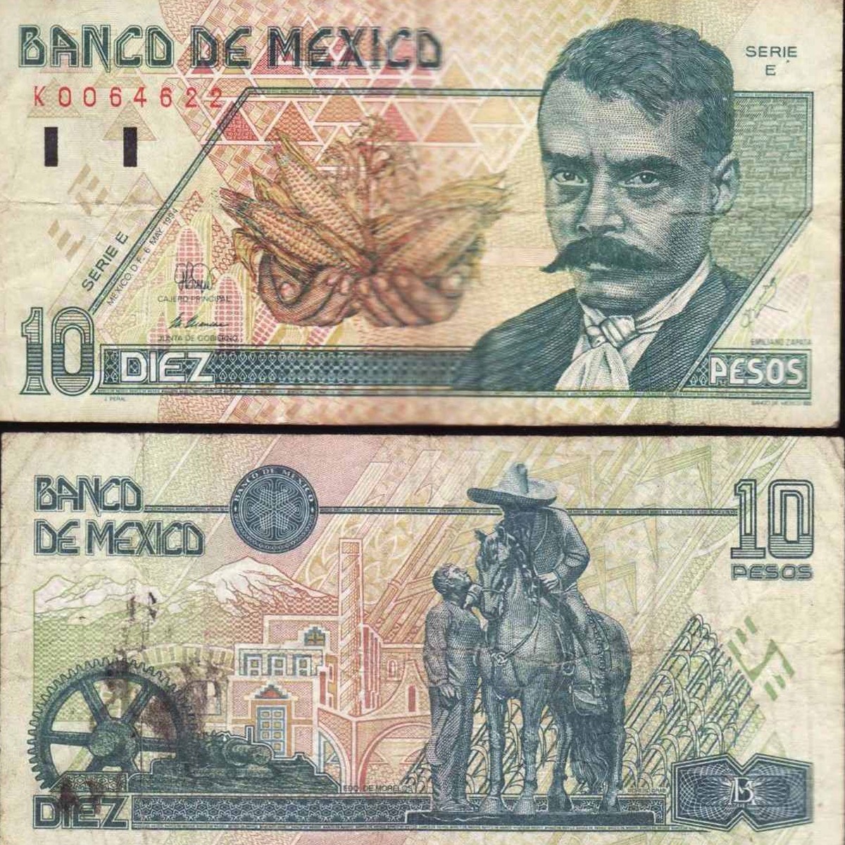 ¿Recuerdas el billete de 10 pesos? Aún puedes usarlo