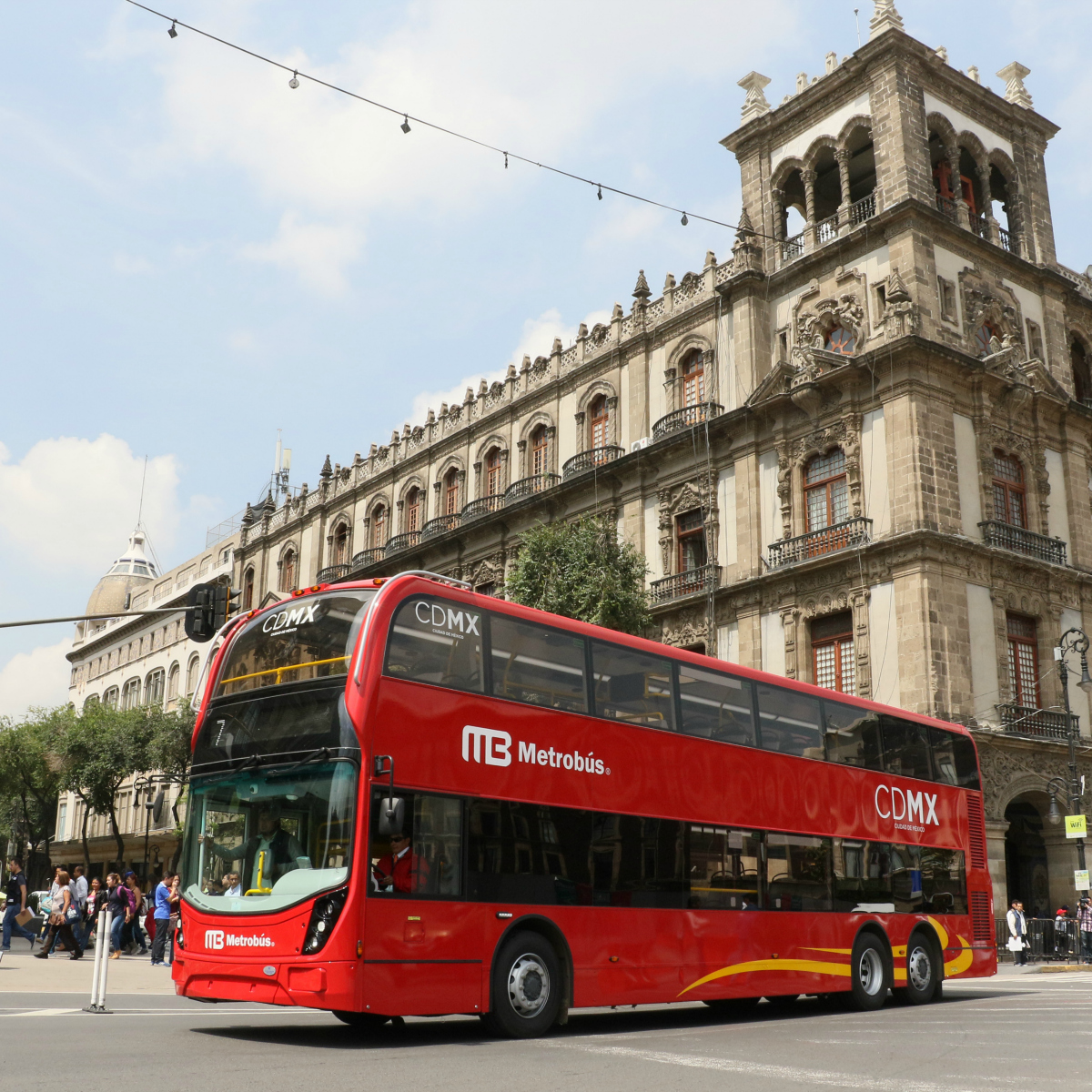 Ya están aquí los nuevos autobuses de dos pisos de la Línea 7 del Metrobús