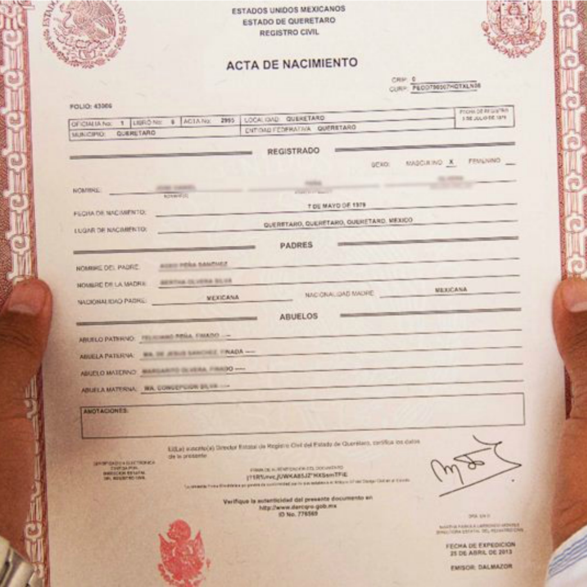 Así le haces para imprimir tu acta de nacimiento en internet