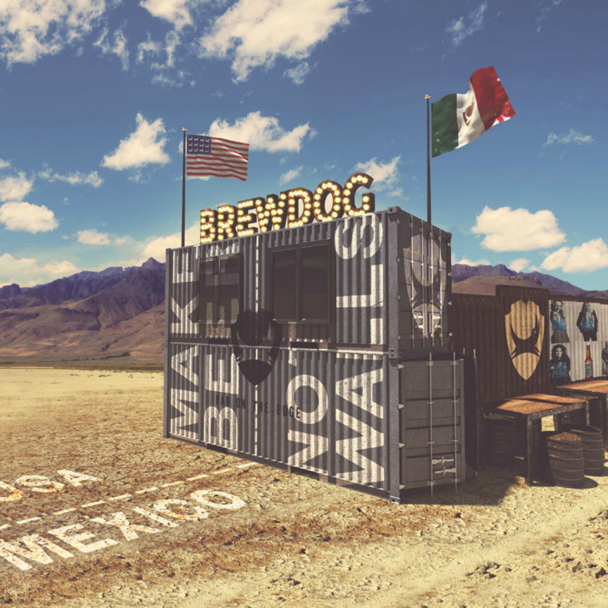 ¡Construirán un bar en la frontera entre México y Estados Unidos!