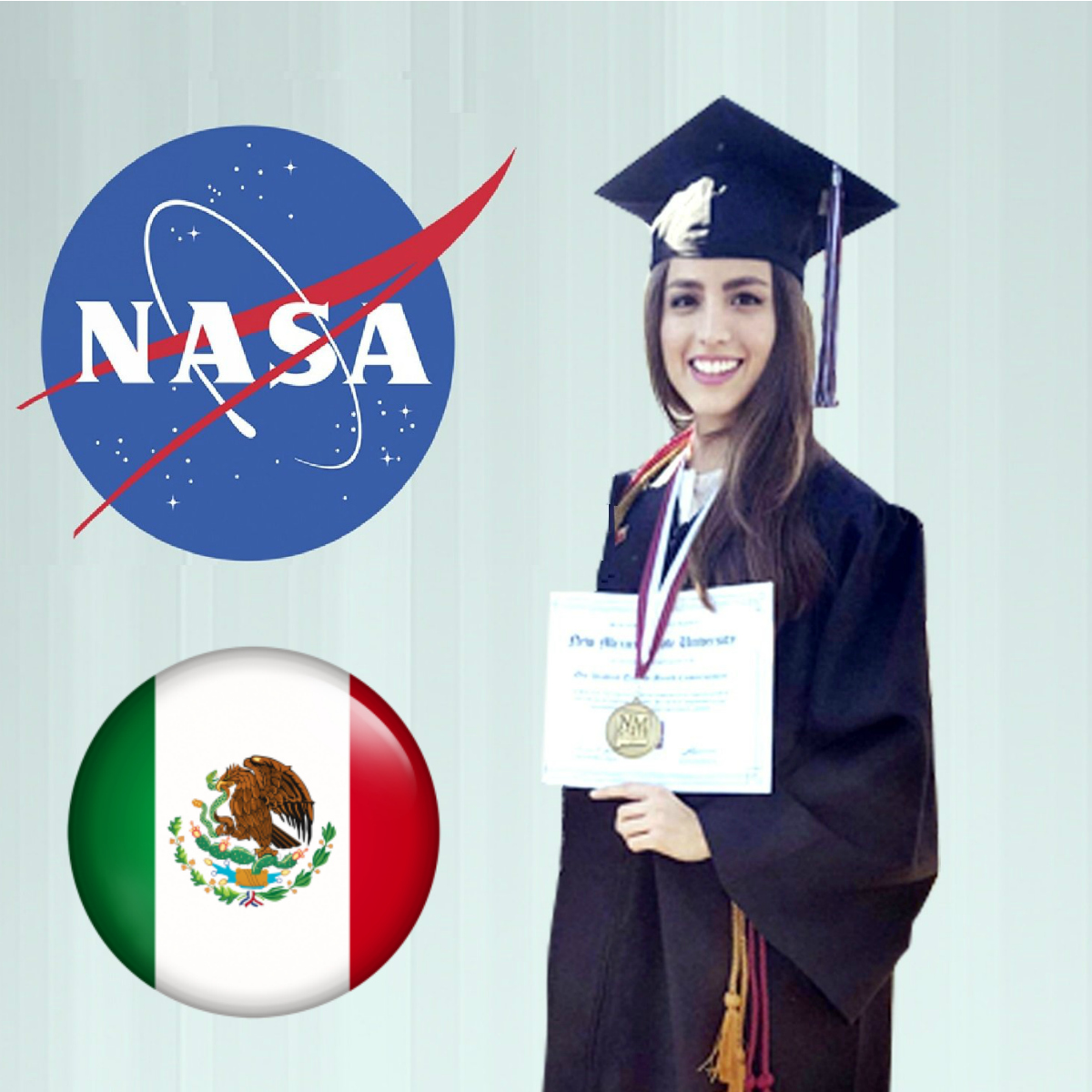 Estudiante mexicana es seleccionada por la NASA para realizar estancia