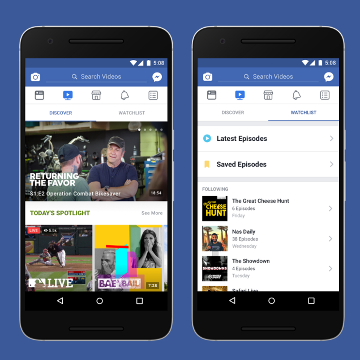Facebook lanza Watch, su versión de YouTube y Netflix