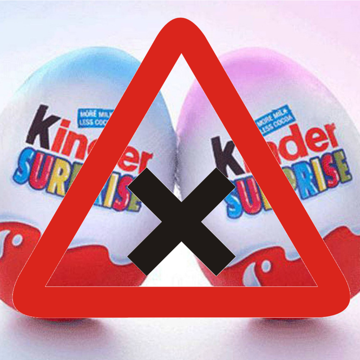 EU te deja comprar armas, pero no un Huevo Kinder