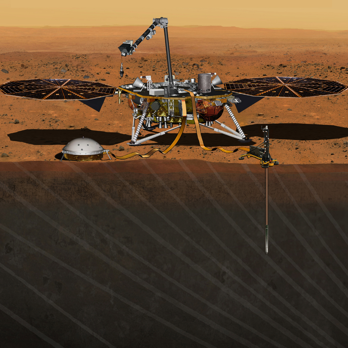 La NASA emprenderá un viaje al centro de Marte