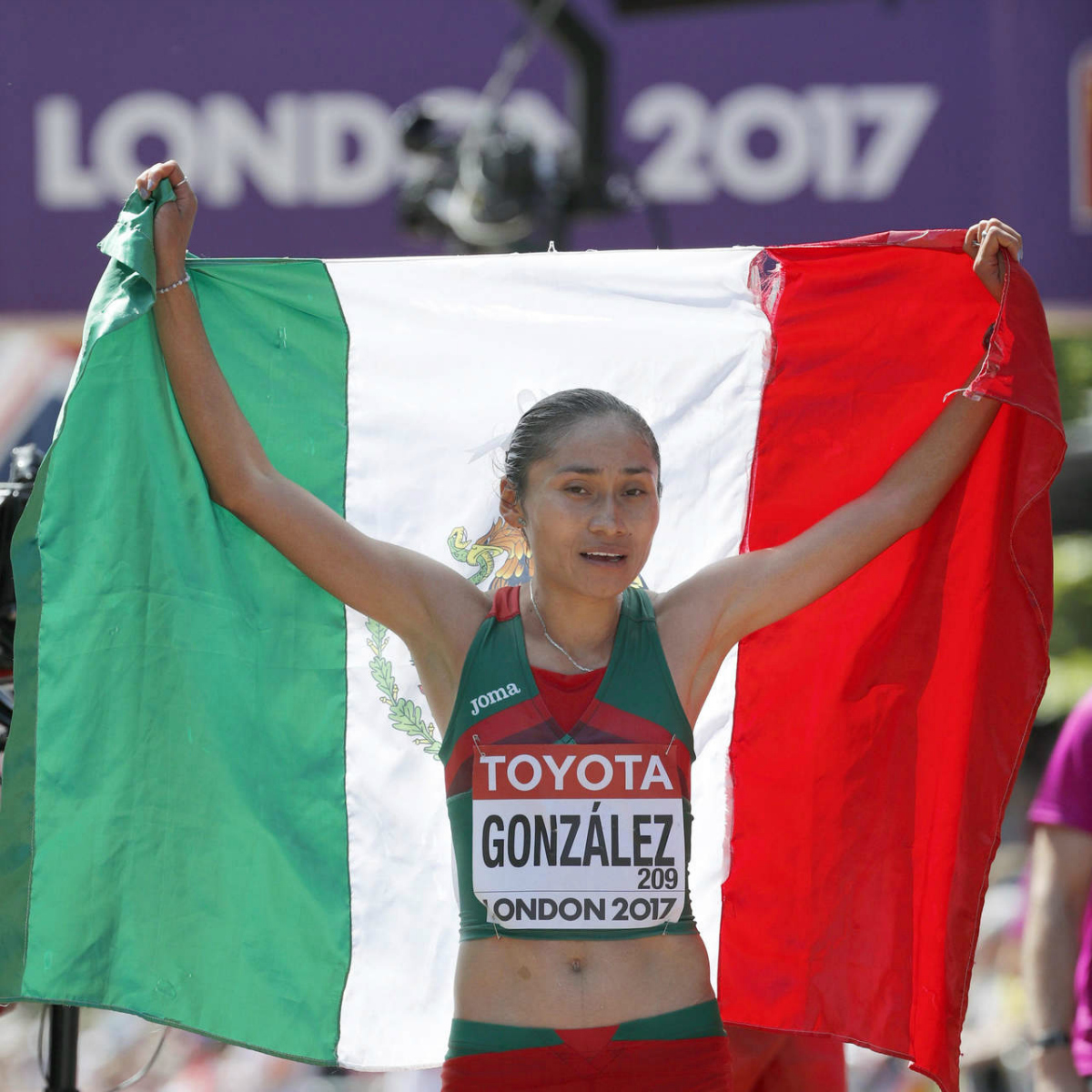 Mexicana consigue medalla en el Mundial de Atletismo en Londres