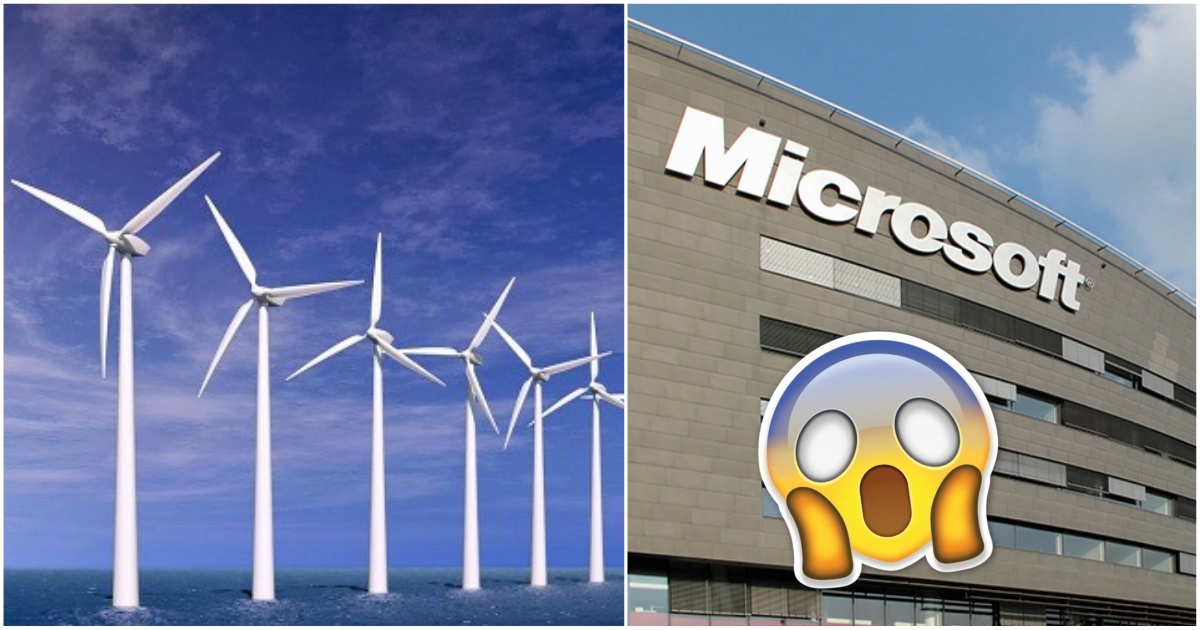 Microsoft y General Electric se unen para comprar parque de energía eólica