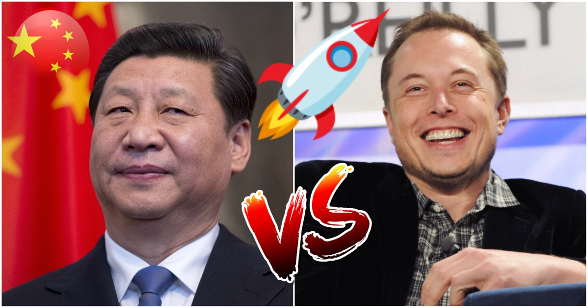 China le declara la guerra a Space X, agárrate Elon Musk