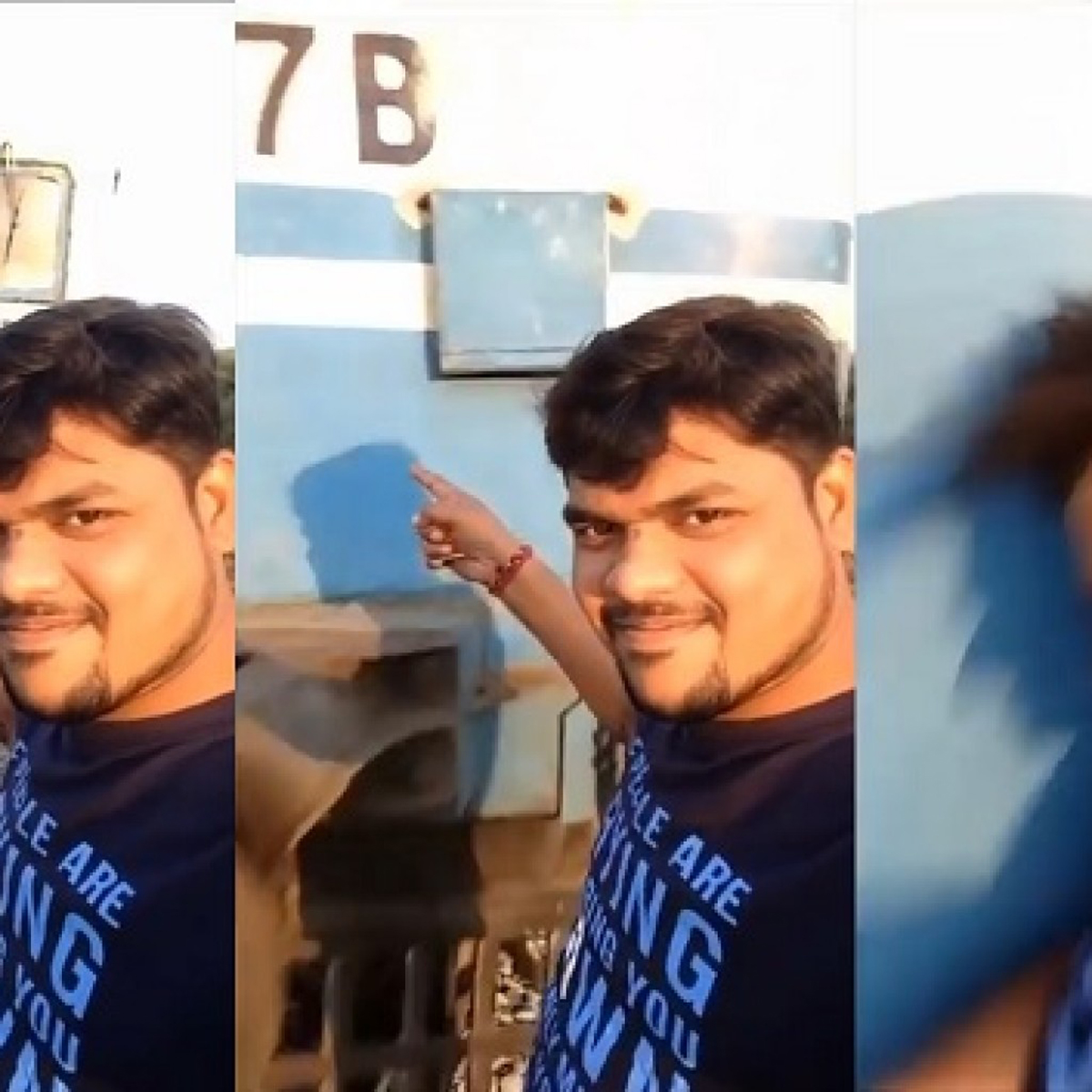 VIDEO: Quiso tomarse una selfie frente al tren y...