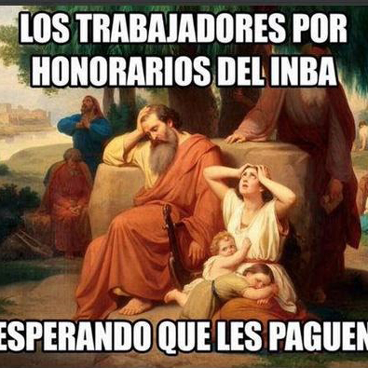 #YaPágameINBA La inconformidad de los trabajadores que llegó a las redes sociales