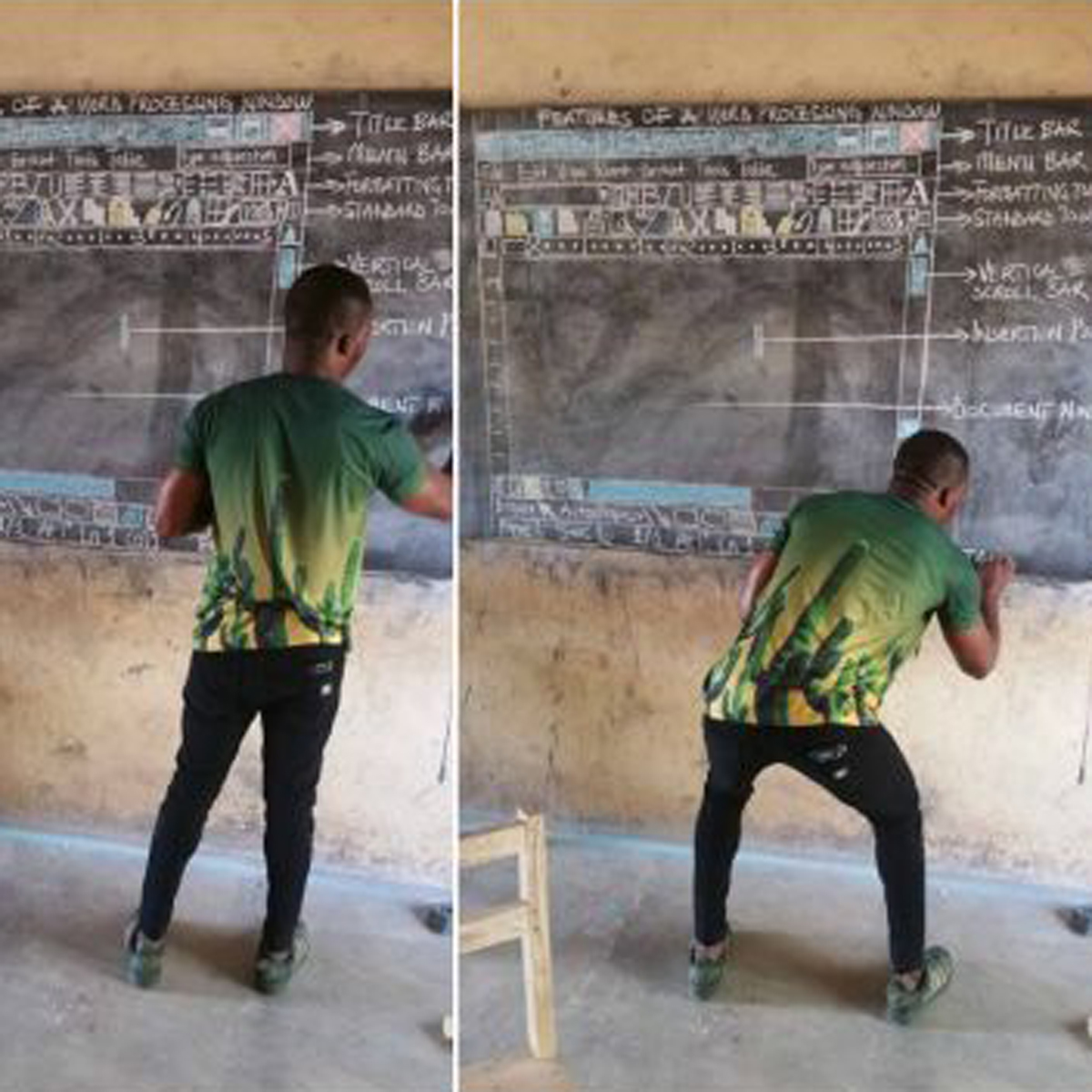 ¿Te acuerdas del maestro que enseñaba a usar Word con un pizarrón? Así acabó la historia