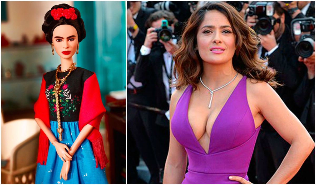 Salma Hayek mandó un contundente mensaje a Mattel por Barbie de Frida