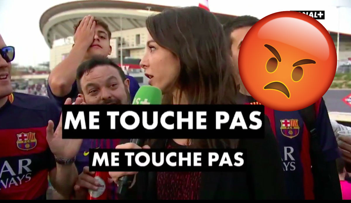 Periodista francesa puso en su lugar a aficionados culés que la acosaban