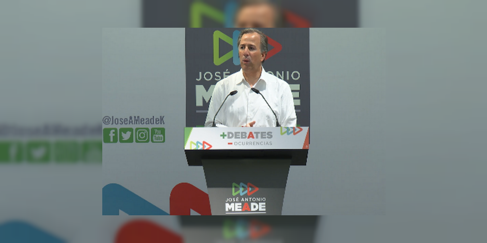 El nuevo reto que Meade lanzó a los presidenciables y les pide "que no le saquen"