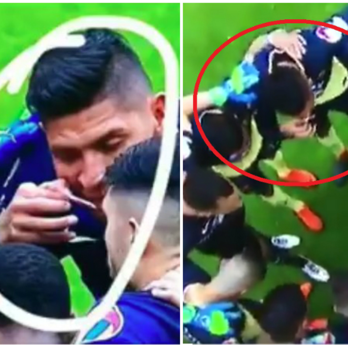 Captan a jugador del América inhalando sustancia blanca antes de partido