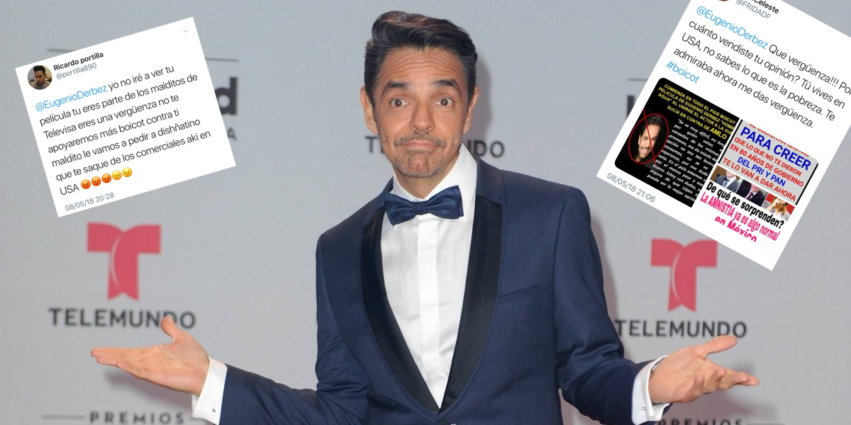 El comentario de Eugenio Derbez sobre las elecciones que desató un boicot