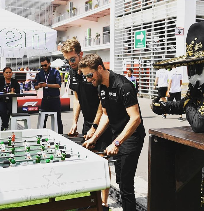 Así disfrutan su estancia en México los pilotos de la Fórmula 1