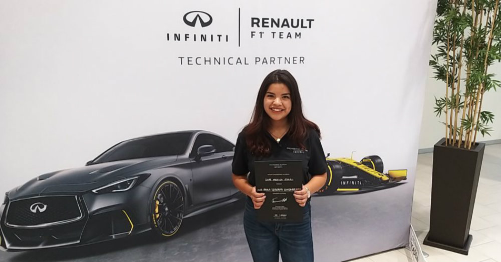 Ella es la primera ingeniera mexicana que trabajará en la Fórmula 1