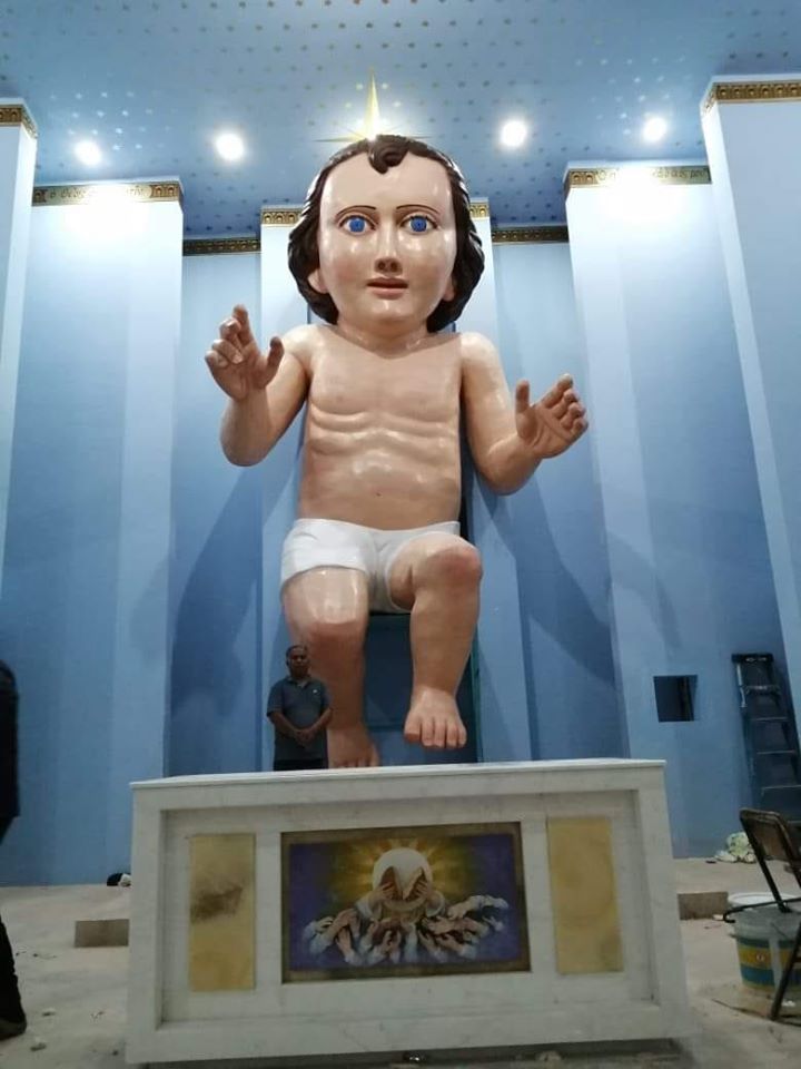 Niño Dios gigante de Zacatecas desata memes en redes sociales