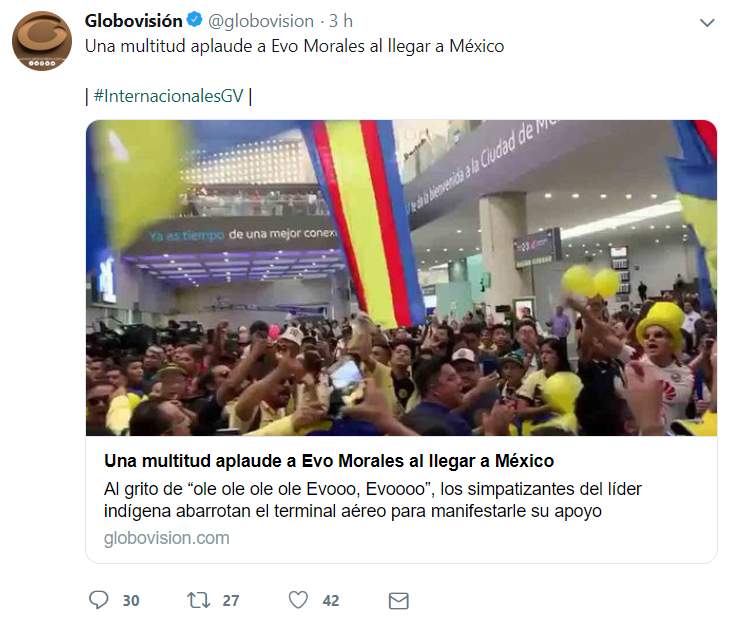 Cadena de noticias confunde a fans de Memo Ochoa con los de Evo Morales