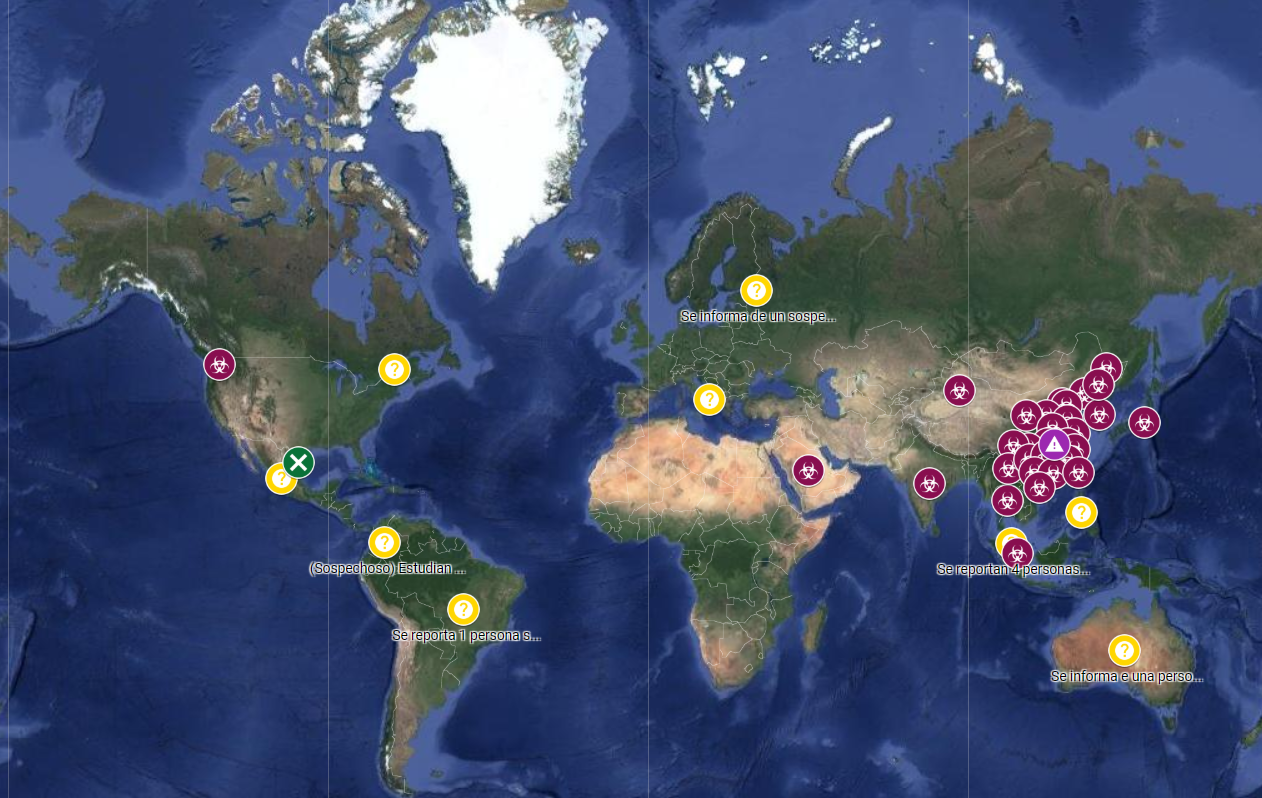 Google maps lanza herramienta para ver dónde hay casos de coronavirus