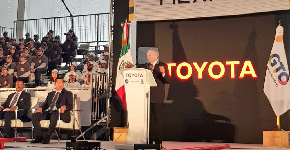 Toyota abre su primera planta en Guanajuato con una inversión de 947 mdd