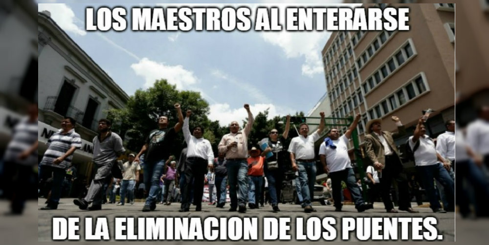 AMLO propone eliminar los puentes y le llueven los memes