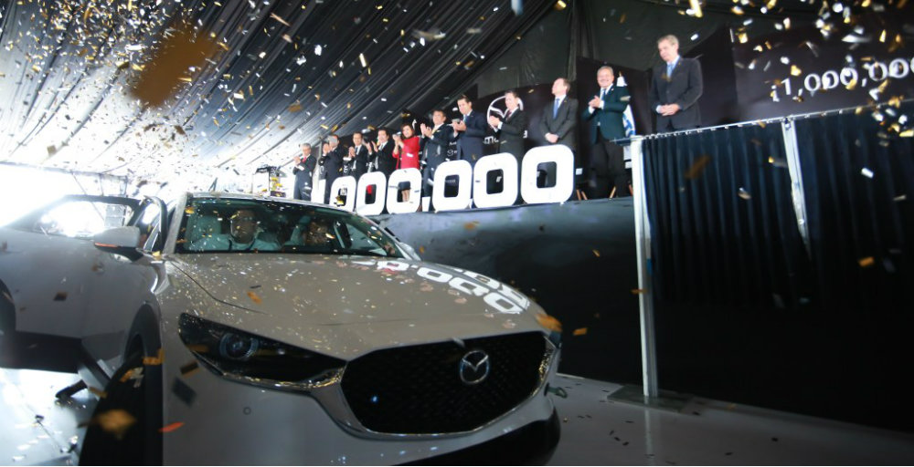 Mazda celebra su primer millón de unidades producidas en Guanajuato