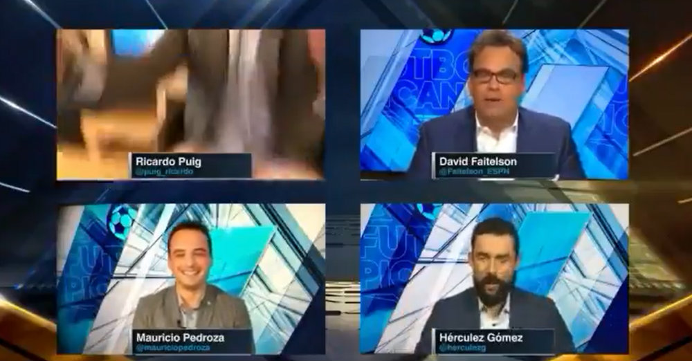 Comentarista de ESPN sufre "penoso" incidente mientras hacía home office