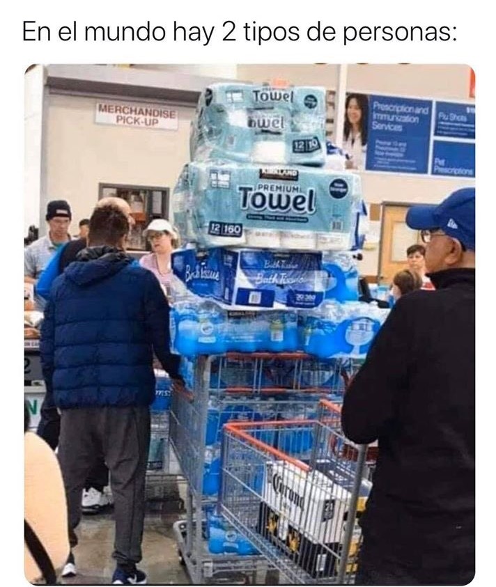 Compras de pánico por coronavirus desatan memes en redes