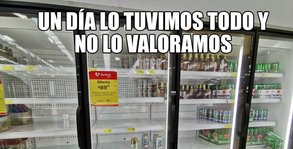 Escasez de cerveza desata memes en redes sociales