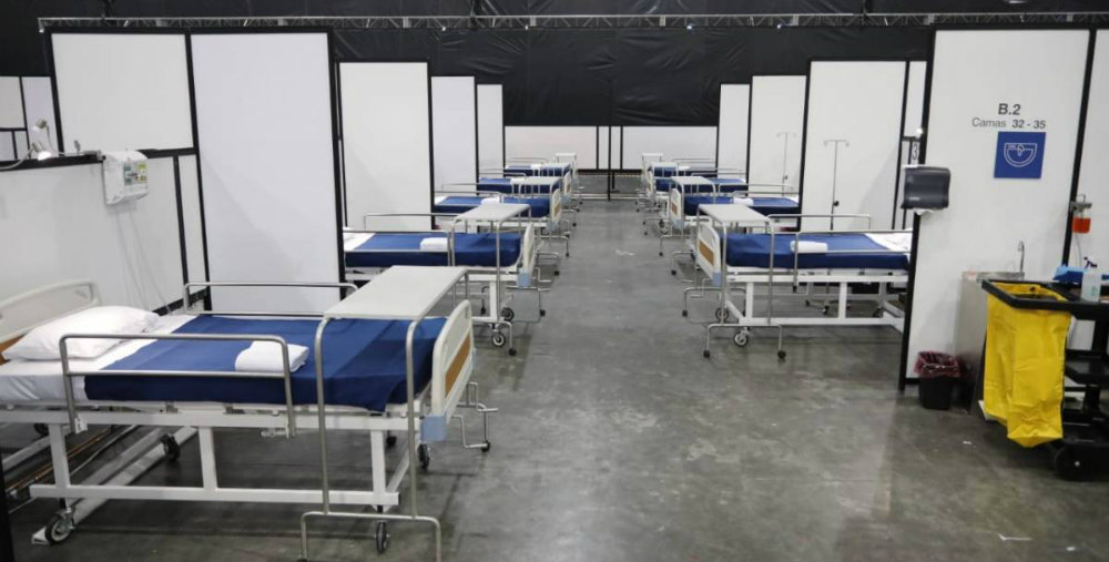 La UNAM construye hospital en 21 días para pacientes de COVID-19