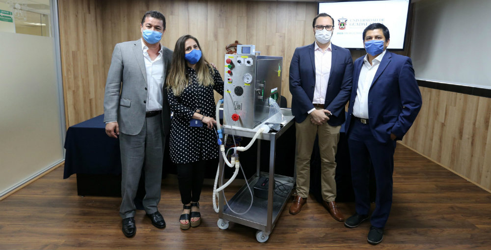 Estudiantes fabrican ventilador para pacientes graves por COVID-19