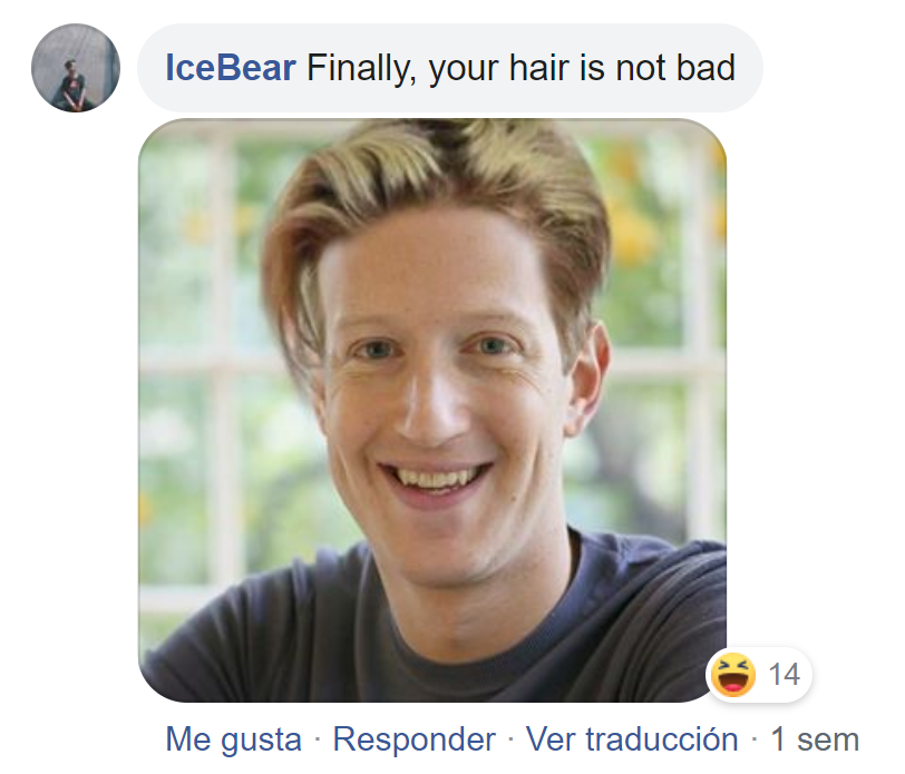 Zuckerberg corte de pelo